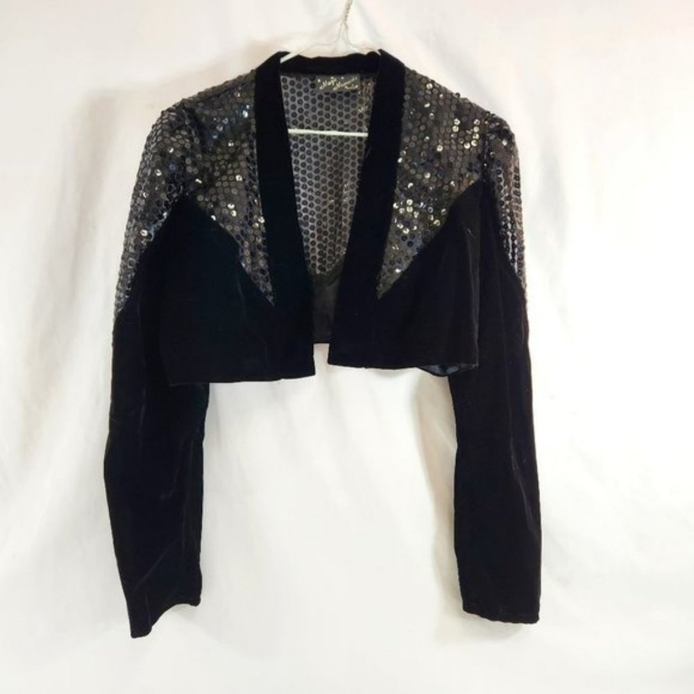 Sequin Cabaret Crop Jacket